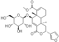 Borapetoside F分子结构 (CAS 151200-50-9)