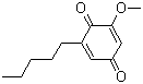 structure of CAS# 15121-94-5, 2-甲氧基-6-戊基-1,4-苯醌