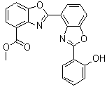 CAS # 151271-53-3, 2'-(2-Hydroxyphenyl)-[2,4'-bibenzoxazole]-4-carboxylic acid methyl ester, UK 1, UK 1 (cytotoxin)