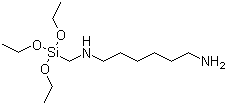 structure of CAS# 15129-36-9, N-(6-氨基己基)氨基甲基三乙氧基硅烷