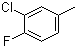 structure of CAS# 1513-25-3, 3-氯-4-氟甲苯