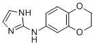 N-(2,3-二氢-1,4-苯并二恶英-6-基)-1H-咪唑-2-胺分子结构 (CAS 1513253-45-6)