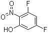 3,5-二氟-2-硝基苯酚分子结构 (CAS 151414-46-9)