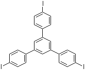 1,3,5-三(4-碘苯基)苯分子结构 (CAS 151417-38-8)