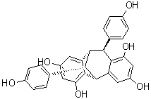 白蔹素 F分子结构 (CAS 151487-08-0)