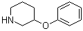 3-苯氧基哌啶分子结构 (CAS 151666-08-9)