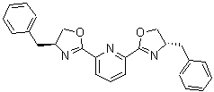 structure of CAS# 151670-69-8, 2,6-Bis[(4S)-4-benzyl-4,5-dihydrooxazol-2-yl]pyridine