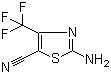 2-氨基-5-氰基-4-三氟甲基噻唑分子结构 (CAS 151729-42-9)