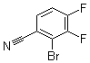 2-溴-3,4-二氟苯甲腈分子结构 (CAS 1517611-20-9)