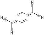 7,7,8,8-四氰基对苯二醌二甲烷分子结构 (CAS 1518-16-7)