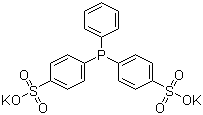 structure of CAS# 151888-20-9, 4,4'-(Phenylphosphinidene)bisbenzenesulfonic acid dipotassium salt