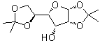 1,2:5,6-二-O-(1-甲基亚乙基)-beta-L-甘露呋喃糖分子结构 (CAS 151910-09-7)