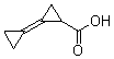 2-环丙亚基环丙烷甲酸分子结构 (CAS 151964-06-6)