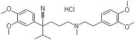 structure of CAS# 152-11-4, 盐酸维拉帕米
