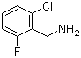 2-氯-6-氟苄胺分子结构 (CAS 15205-15-9)