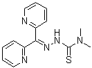 2-(二-2-吡啶基亚甲基)-N,N-二甲基肼基硫代甲酰胺分子结构 (CAS 152095-12-0)