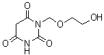 1-[(2-羟基乙氧基)甲基]-2,4,6(1H,3H,5H)-嘧啶三酮分子结构 (CAS 152099-78-0)