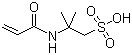 2-丙烯酰胺基-2-甲基丙磺酸分子结构 (CAS 15214-89-8)