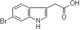 6-溴-1H-吲哚-3-乙酸分子结构 (CAS 152213-66-6)