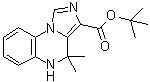 4,5-二氢-4,4-二甲基-咪唑并[1,5-a]喹喔啉-3-羧酸叔丁酯分子结构 (CAS 152273-12-6)