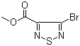 structure of CAS# 152300-56-6, Methyl 4-bromo-1,2,5-thiadiazole-3-carboxylate