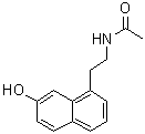 7-去甲基阿戈美拉汀分子结构 (CAS 152302-45-9)