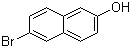 6-溴-2-萘酚分子结构 (CAS 15231-91-1)