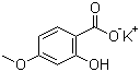 structure of CAS# 152312-71-5, 4-甲氧基水杨酸钾