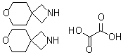 7-氧杂-2-氮杂螺[3.5]壬烷半草酸盐分子结构 (CAS 1523571-04-1)