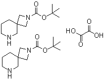 structure of CAS# 1523571-08-5, 2,6-二氮杂螺[3.5]壬烷-2-羧酸叔丁酯半草酸盐