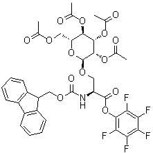 CAS # 152389-14-5, N-[(9H-Fluoren-9-ylmethoxy)carbonyl]-O-(2,3,4,6-tetra-O-acetyl-alpha-D-mannopyranosyl)-L-serine pentafluorophenyl ester