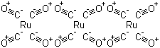 十二羰基三钌分子结构 (CAS 15243-33-1)