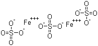 structure of CAS# 15244-10-7, 硫酸铁