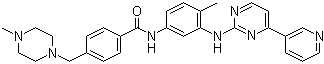 structure of CAS# 152459-95-5, 伊马替尼