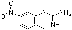 2-甲基-5-硝基苯基胍分子结构 (CAS 152460-07-6)