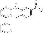 N-(2-甲基-5-硝基苯基)-4-(3-吡啶基)-2-嘧啶胺分子结构 (CAS 152460-09-8)