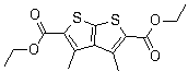 3,4-二甲基噻吩并[2,3-b]噻吩-2,5-二甲酸二乙酯分子结构 (CAS 152487-69-9)