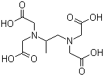 (S)-(+)-1,2-丙二胺-N,N,N',N'-四乙酸分子结构 (CAS 15250-41-6)