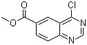 4-氯喹唑啉-6-甲酸甲酯分子结构 (CAS 152536-17-9)