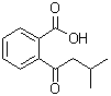 2-(3-甲基-1-氧代丁基)苯甲酸分子结构 (CAS 152567-80-1)