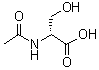 structure of CAS# 152612-69-6, N-Acetyl-D-serine