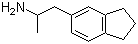 1-(2,3-二氢-1H-茚-5-基)丙-2-胺分子结构 (CAS 152624-02-7)