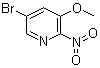 5-溴-3-甲氧基-2-硝基吡啶分子结构 (CAS 152684-26-9)