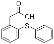 2-[2-(苯硫基)苯基]乙酸分子结构 (CAS 1527-17-9)