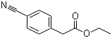 structure of CAS# 1528-41-2, Ethyl (4-cyanophenyl)acetate