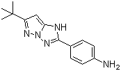 2-(4-氨基苯基)-6-叔丁基-1H-吡唑并[1,5-b][1,2,4]三唑分子结构 (CAS 152828-25-6)
