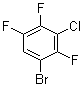 1-溴-3-氯-2,4,5-三氟苯分子结构 (CAS 152840-71-6)