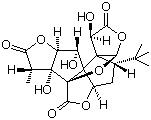 structure of CAS# 15291-77-7, 银杏内酯 B
