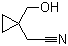 1-羟甲基环丙基乙腈分子结构 (CAS 152922-71-9)