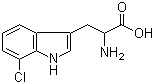 structure of CAS# 153-97-9, 7-氯色氨酸